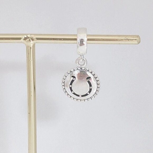Pandora Indianapolis Colts NFL Logo Dangle Sterling Silver with box - Picture 1 of 5